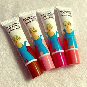 Lip stain, peel off, no smudge 4 colors